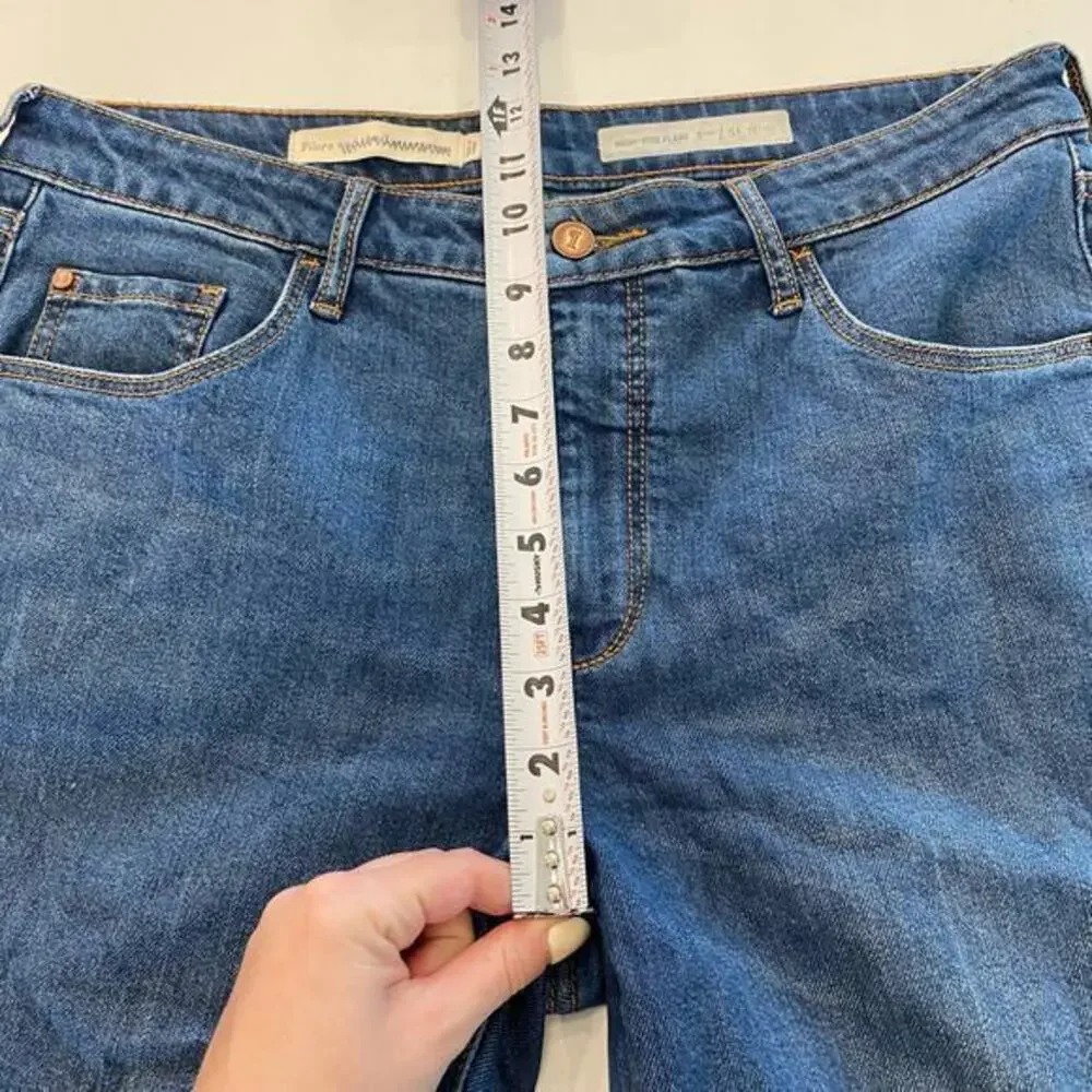 Pilcro and the Letterpress High-Rise Flare Cropped Jeans size‎ 31 Petite